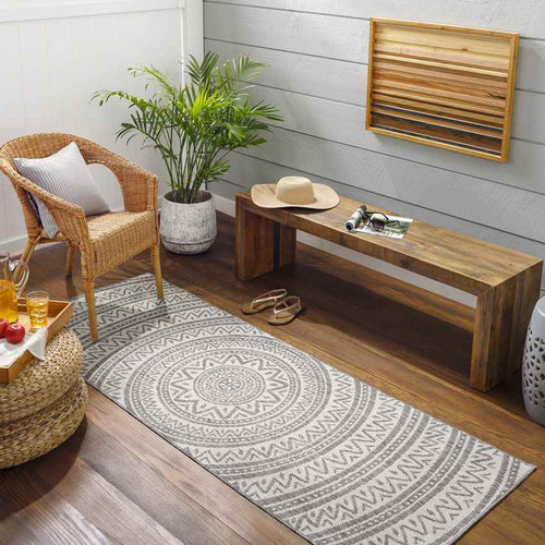 St Ansgar Global Silver Gray/Medium Gray Area Rug