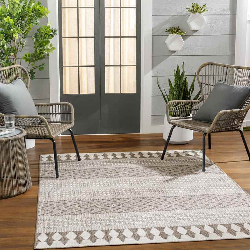 St George Global Dark Brown/Cream Area Rug