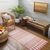St George Global Dark Coral/Cream Area Rug