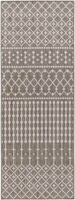 St Mary Global Dark Brown/Off-White Area Rug