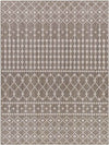 St Mary Global Dark Brown/Off-White Area Rug