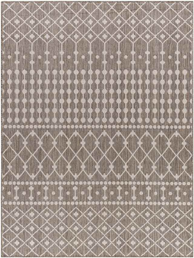 St Mary Global Dark Brown/Off-White Area Rug