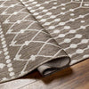 St Mary Global Dark Brown/Off-White Area Rug