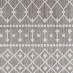 St Mary Global Dark Brown/Off-White Area Rug