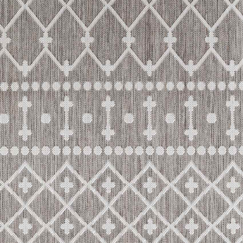 St Mary Global Dark Brown/Off-White Area Rug