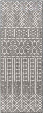 St Mary Global Smoke Gray/Off-White Area Rug