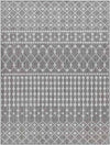 St Mary Global Smoke Gray/Off-White Area Rug