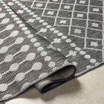 St Mary Global Smoke Gray/Off-White Area Rug