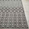 St Mary Global Smoke Gray/Off-White Area Rug