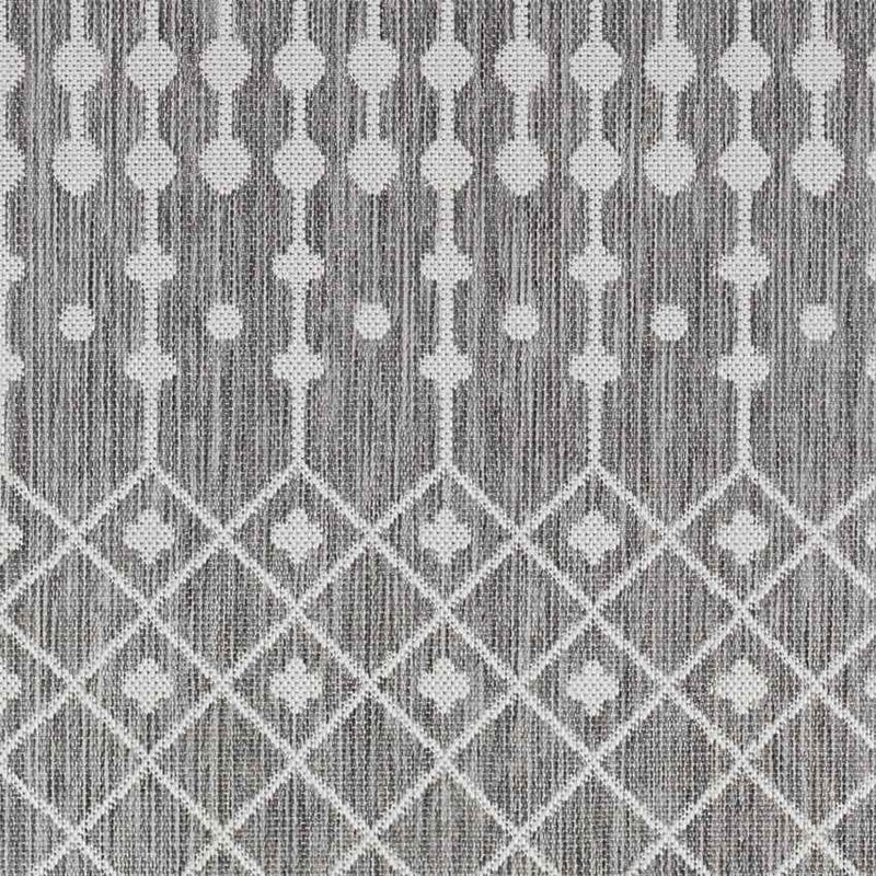 St Mary Global Smoke Gray/Off-White Area Rug