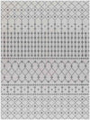 St Mary Global Medium Gray/Off-White Area Rug