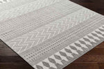 St Mary Global Medium Gray/Off-White Area Rug