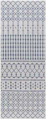 St Mary Global Off-White/Navy Area Rug