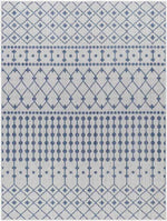 St Mary Global Off-White/Navy Area Rug