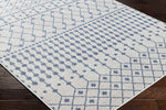 St Mary Global Off-White/Navy Area Rug