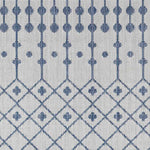 St Mary Global Off-White/Navy Area Rug