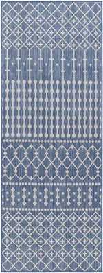 St Mary Global Navy/Off-White Area Rug