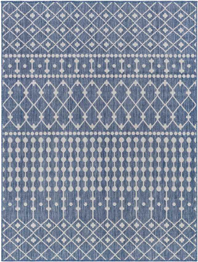 St Mary Global Navy/Off-White Area Rug