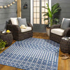 St Mary Global Navy/Off-White Area Rug