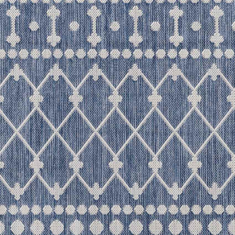 St Mary Global Navy/Off-White Area Rug