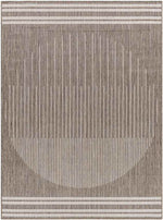 Struble Global Dark Brown Area Rug