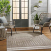 Struble Global Dark Brown Area Rug