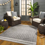 Struble Global Dark Gray Area Rug