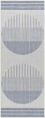 Struble Global Navy/Ivory Area Rug
