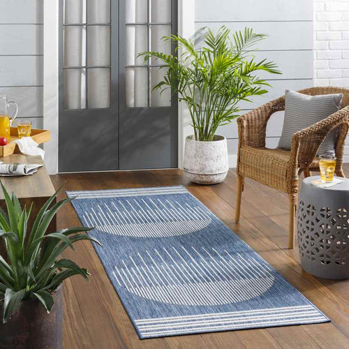 Struble Global Dark Blue Area Rug