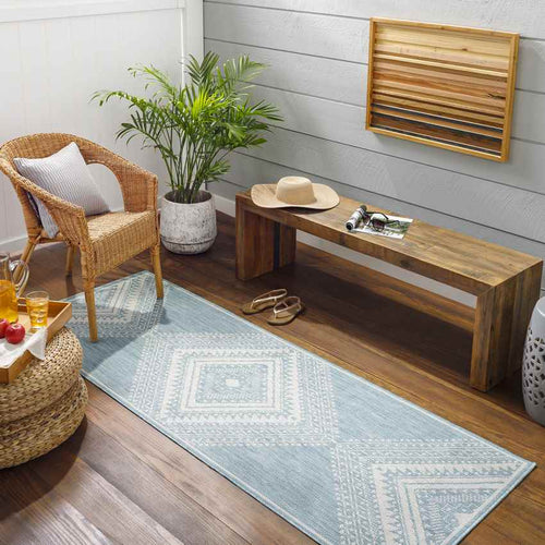 Stuart Global Light Teal Area Rug
