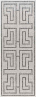 Sylvia Global Ivory/Dark Gray Area Rug