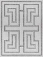 Sylvia Global Ivory/Dark Gray Area Rug