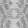 Templeton Global Silver Gray/Dark Gray Area Rug