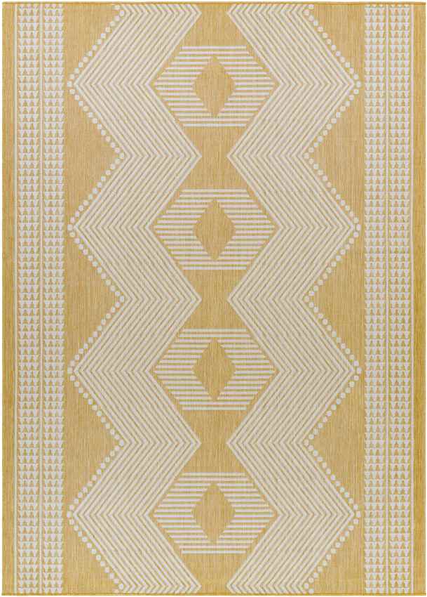 Templeton Global Silver Gray/Mustard Area Rug