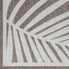 Tescott Coastal Dark Brown Area Rug