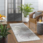 Tescott Coastal Dark Gray Area Rug