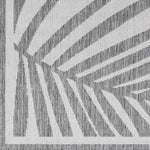 Tescott Coastal Dark Gray/Ivory Area Rug