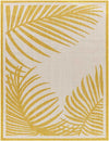 Tescott Coastal Mustard/Ivory Area Rug