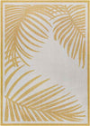 Tescott Coastal Mustard/Ivory Area Rug