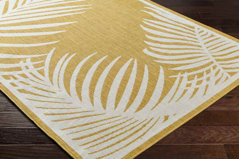 Tescott Coastal Mustard Area Rug