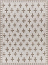 Thornhill Global Cream/Dark Brown Area Rug