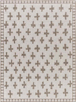 Thornhill Global Cream/Dark Brown Area Rug