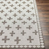 Thornhill Global Cream/Dark Brown Area Rug
