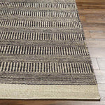Cylinder Rustic Dark Brown/Black Area Rug