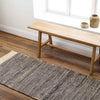Cylinder Rustic Dark Brown/Black Area Rug