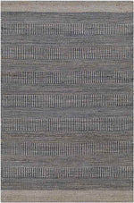 Cylinder Rustic Dark Blue/Light Gray Area Rug