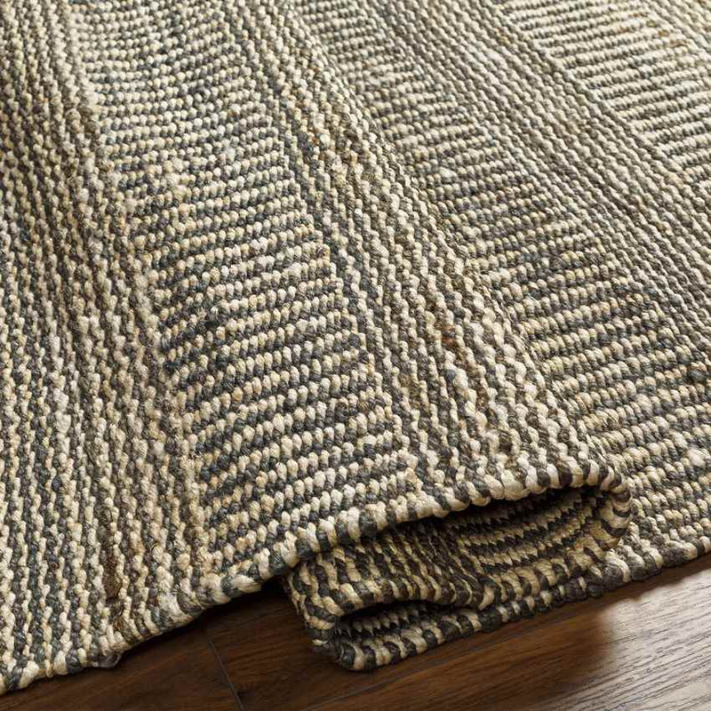 Cylinder Rustic Black/Tan Area Rug
