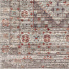 Village Traditional Brown Washable Area Rug