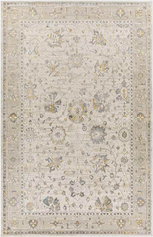 Falls Traditional Ivory Area Rug