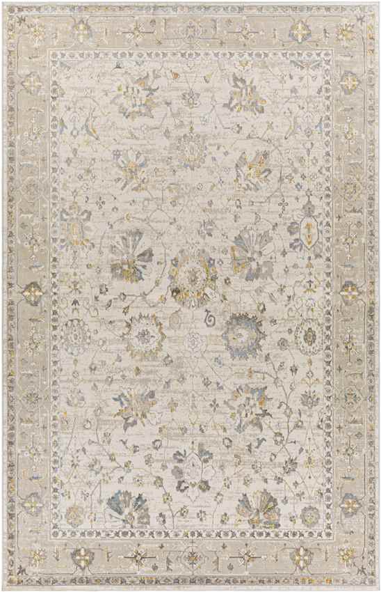 Falls Traditional Ivory Area Rug